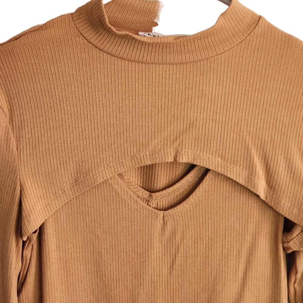 Elodie Ribbed Cut-Out Color Clay Size M - Picture 3 of 10